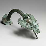 Bronze handle of a hydria (water jar)
