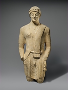 Limestone statue of a male votary