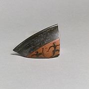 Fragment of a kylix: band-cup (drinking cup)
