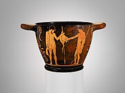 Terracotta skyphos (deep drinking cup)
