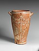 Reproduction of a jar with lilies
