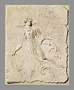 Stucco relief panel