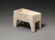 Limestone model of a coffin