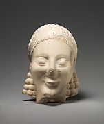 Marble head of a kouros (youth)