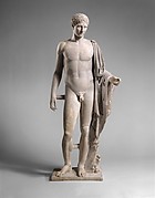 Marble statue of Hermes