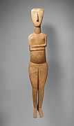 Marble female figure