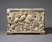 Marble cinerary urn