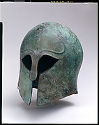 Bronze helmet of Corinthian type