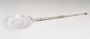 Rock-crystal and silver spoon