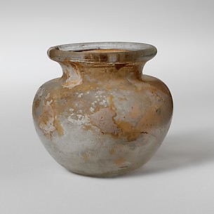 Miniature glass jar