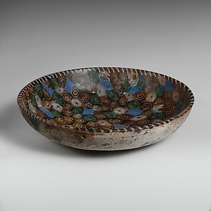 Mosaic glass bowl