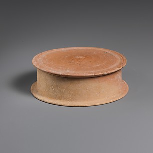 Terracotta statuette base