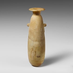 Alabaster alabastron (perfume vase)
