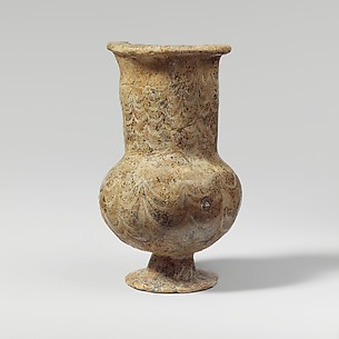 Glass krateriskos (unguent jar)