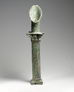 Bronze spout in the form of a Corinthian column