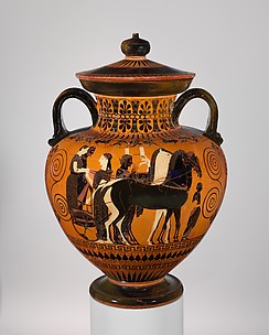 Terracotta neck-amphora (jar)