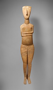 Marble female figure