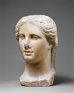 Marble head of a Ptolemaic queen