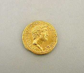 Gold aureus of Mark Antony