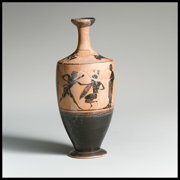 Terracotta lekythos (oil flask)