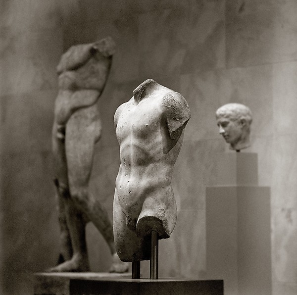 Marble torso of a youth