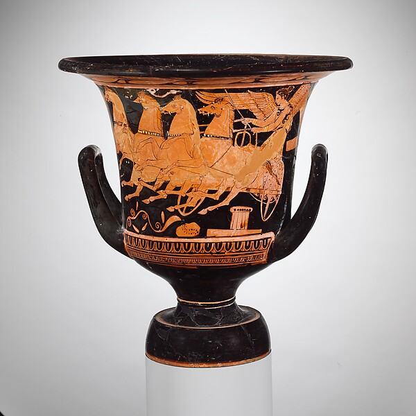 Terracotta calyx-krater (vase for mixing wine and water)