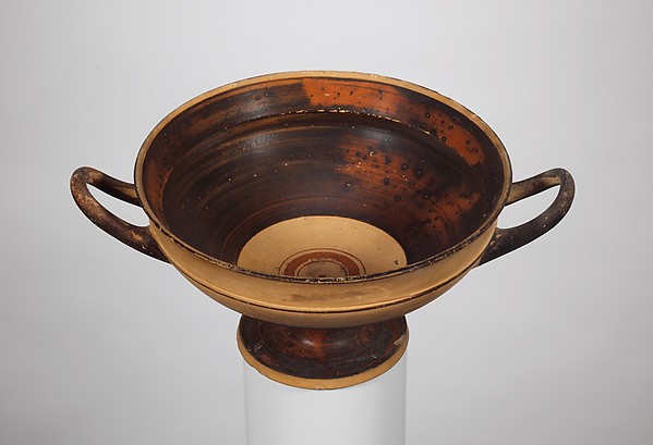 Terracotta kylix (drinking cup)