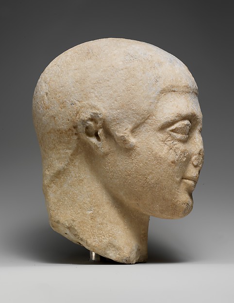 Marble head of a youth