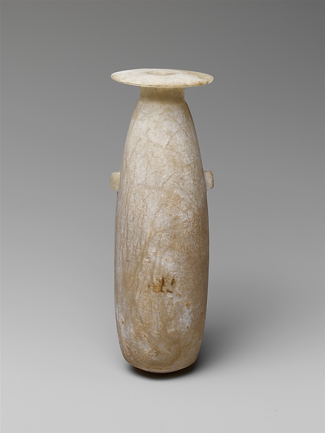 Alabaster alabastron (perfume vase) | Cypriot | Archaic or Classical | The Met
