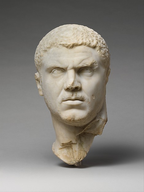 Marble portrait of the emperor Caracalla