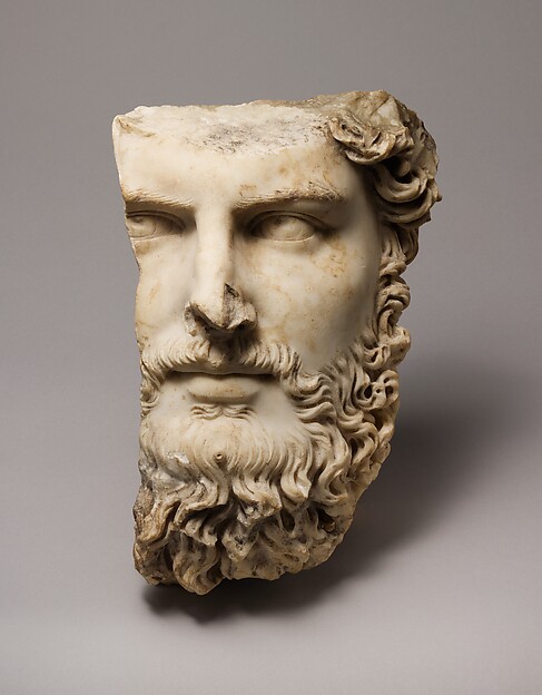 Marble portrait of the co-emperor Lucius Verus
