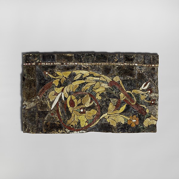 Mosaic glass panel