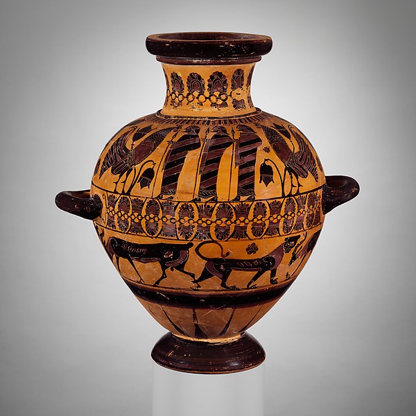 Terracotta hydria (water jar)
