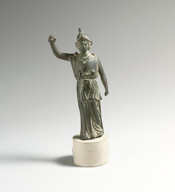 Bronze statuette of Athena