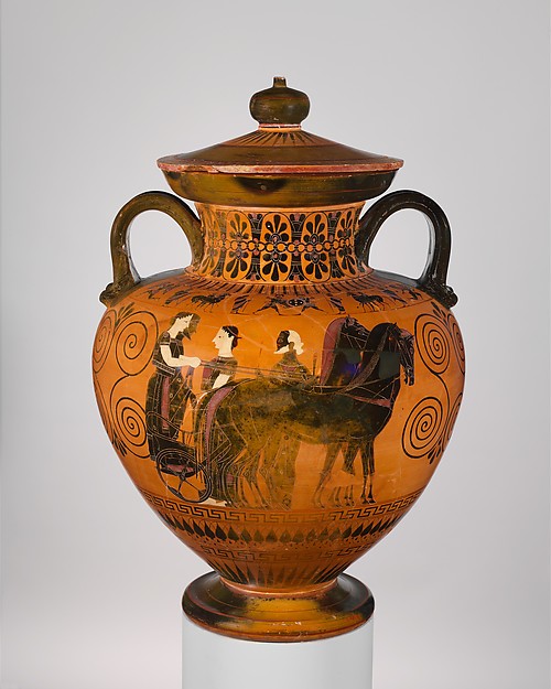 Terracotta neck-amphora (jar)