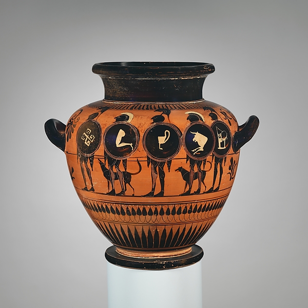 Terracotta stamnos (jar)