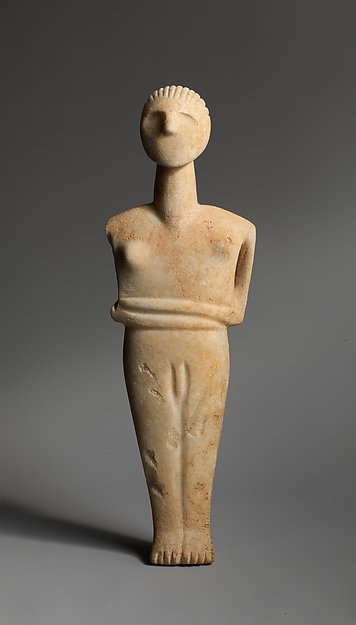 Marble male figure | Cycladic | Early Cycladic II | The Met