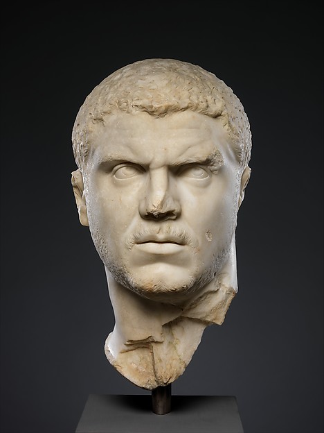 Marble portrait of the emperor Caracalla