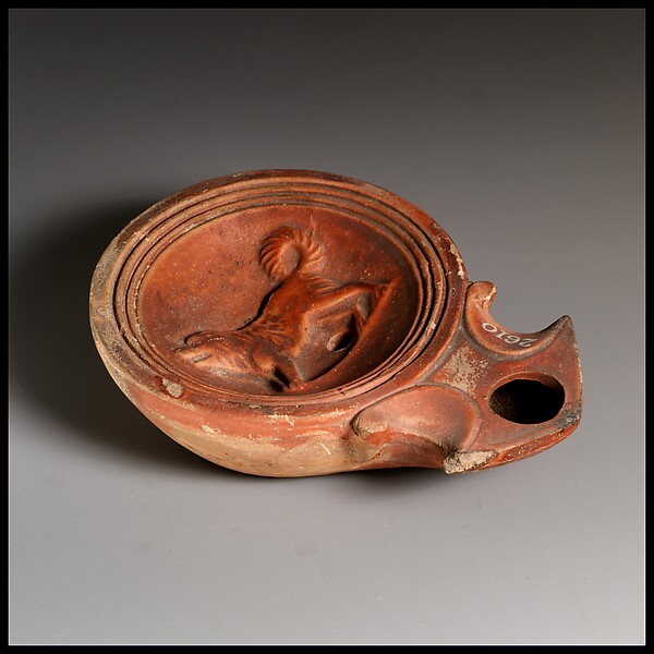 Terracotta lamp