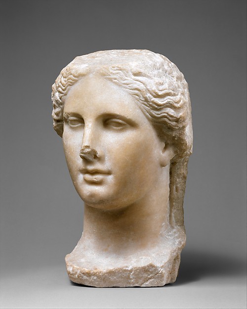 Marble head of a Ptolemaic queen