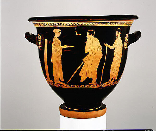 Terracotta bell-krater (bowl for mixing wine and water)