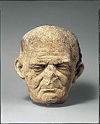 Marble portrait of a man from a funerary relief