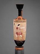 Terracotta lekythos (oil flask)