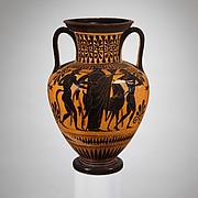 Terracotta neck-amphora (jar)
