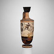 Terracotta lekythos (oil flask)