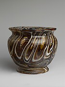 Onyx mosaic glass jar