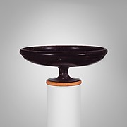 Terracotta stemmed dish