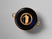 Terracotta kylix (drinking cup)