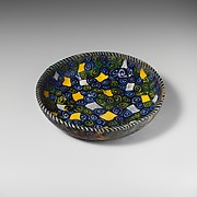 Mosaic glass dish