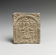 Lead votive plaque